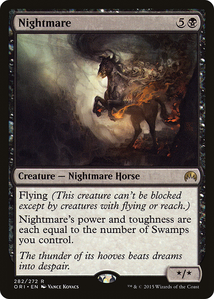 Nightmare (ORI-282) - Magic Origins Foil | Grognard Games