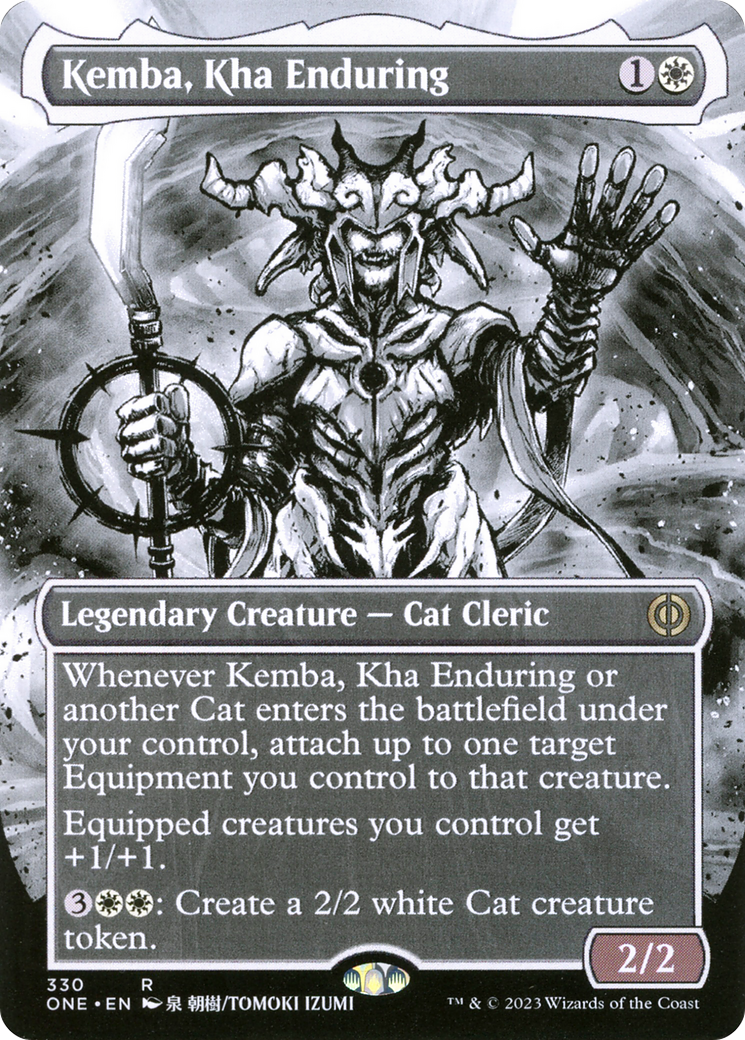 Kemba, Kha Enduring (Borderless Manga) [Phyrexia: All Will Be One] | Grognard Games