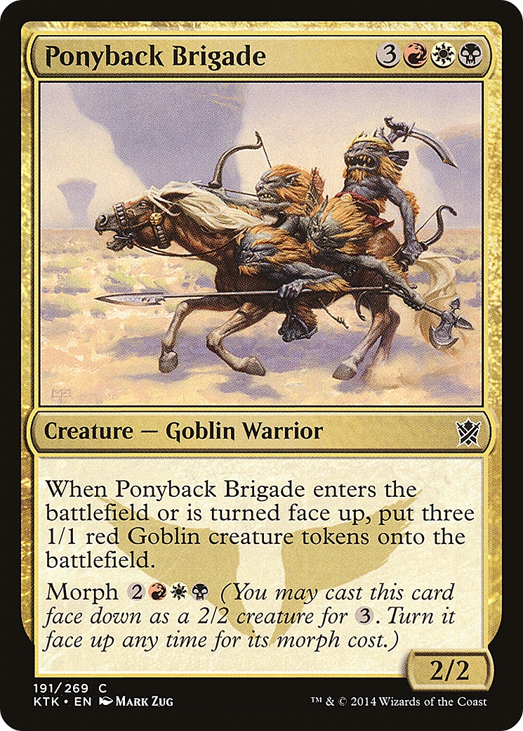 Ponyback Brigade [Khans of Tarkir] | Grognard Games