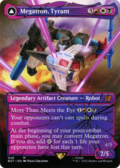 Megatron, Tyrant // Megatron, Destructive Force (Shattered Glass) [Transformers] | Grognard Games