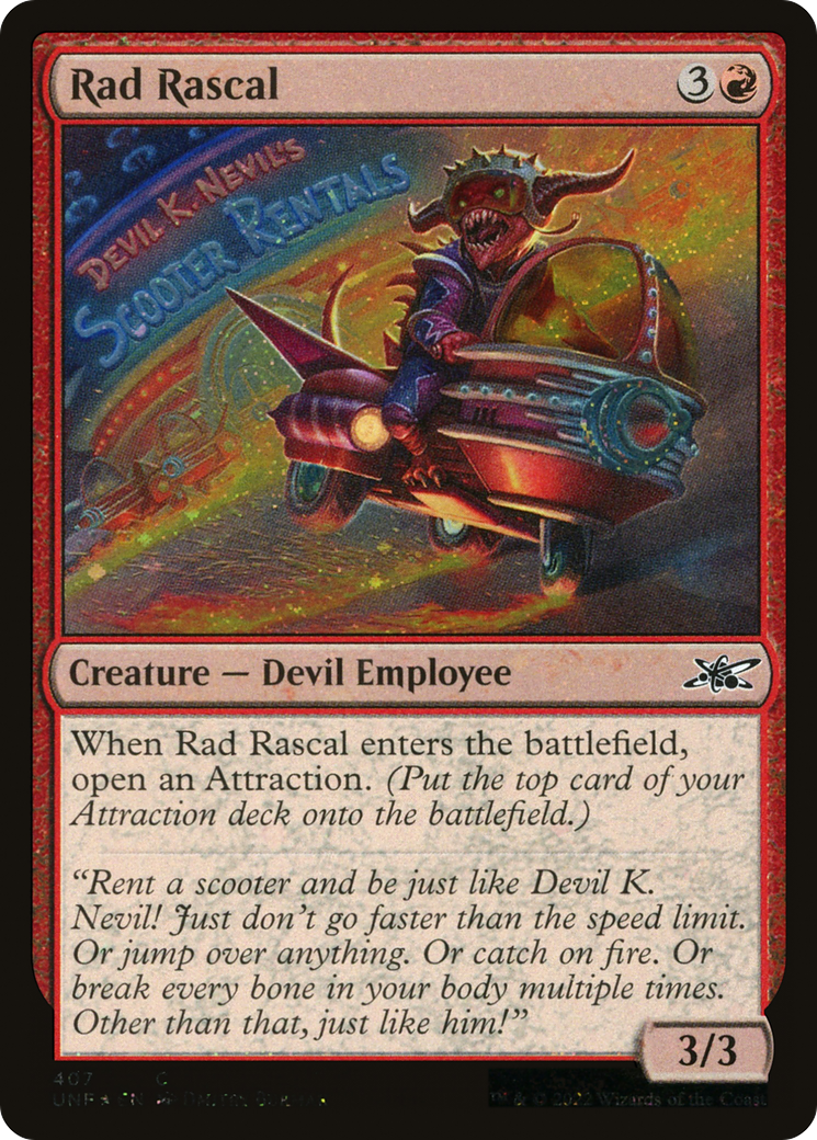 Rad Rascal (Galaxy Foil) [Unfinity] | Grognard Games