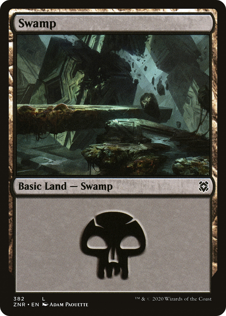Swamp (382) [Zendikar Rising] | Grognard Games