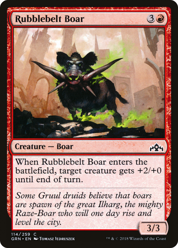 Rubblebelt Boar [Guilds of Ravnica] | Grognard Games