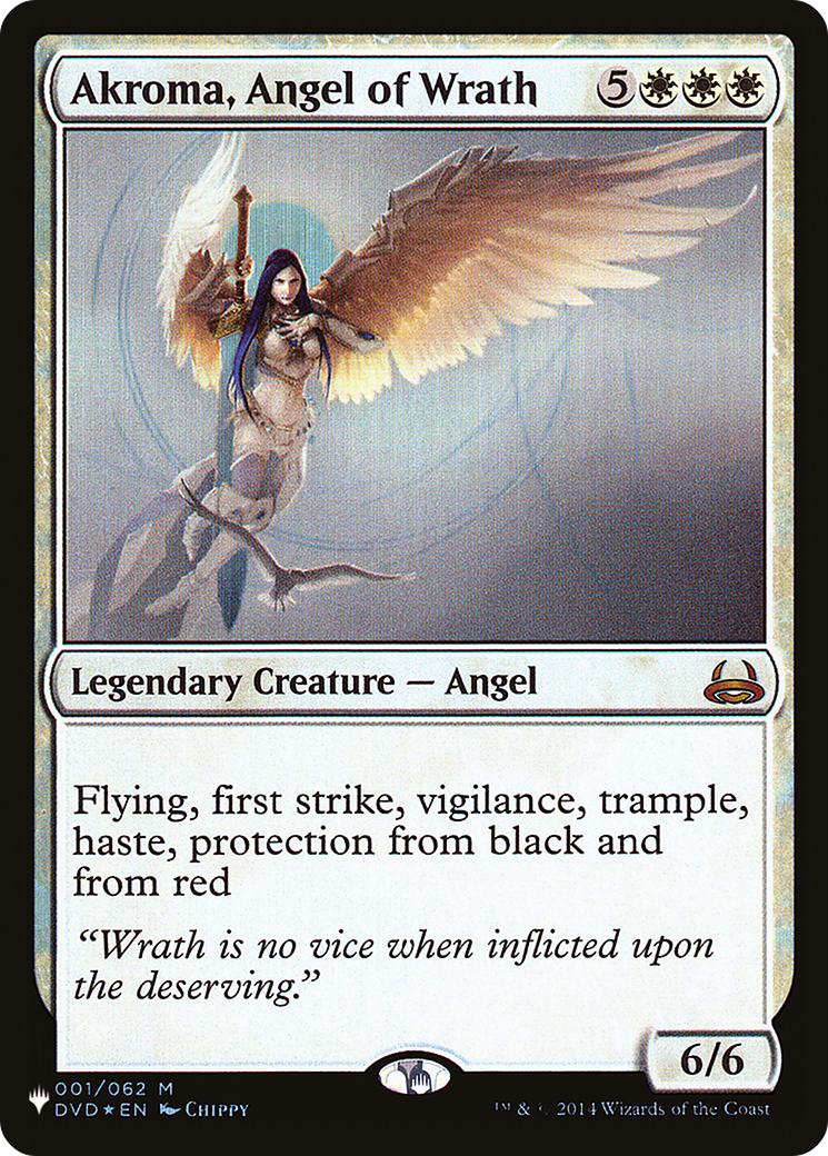 Akroma, Angel of Wrath [The List Reprints] | Grognard Games