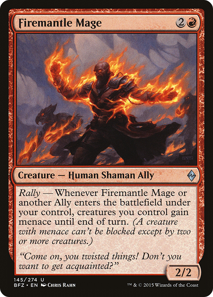 Firemantle Mage [Battle for Zendikar] | Grognard Games