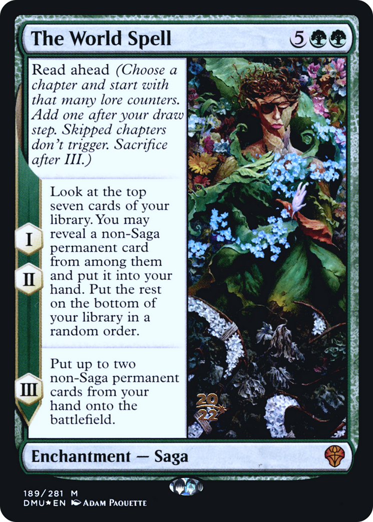 The World Spell [Dominaria United Prerelease Promos] | Grognard Games