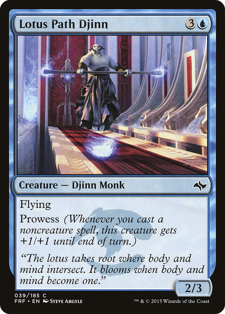 Lotus Path Djinn [Fate Reforged] | Grognard Games