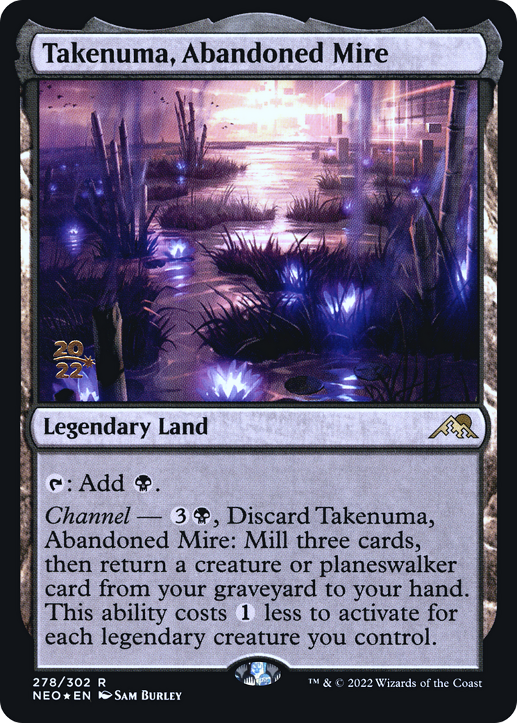 Takenuma, Abandoned Mire [Kamigawa: Neon Dynasty Prerelease Promos] | Grognard Games