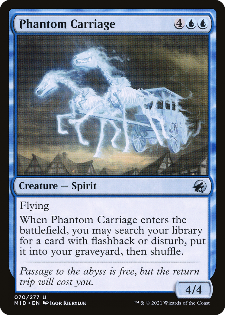 Phantom Carriage [Innistrad: Midnight Hunt] | Grognard Games