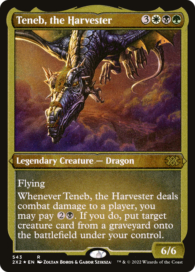 Teneb, the Harvester (Foil Etched) (2X2-543) - Double Masters 2022 Foil | Grognard Games