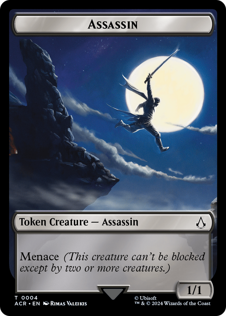 Assassin Token (ACR-004) - Assassin's Creed Tokens | Grognard Games