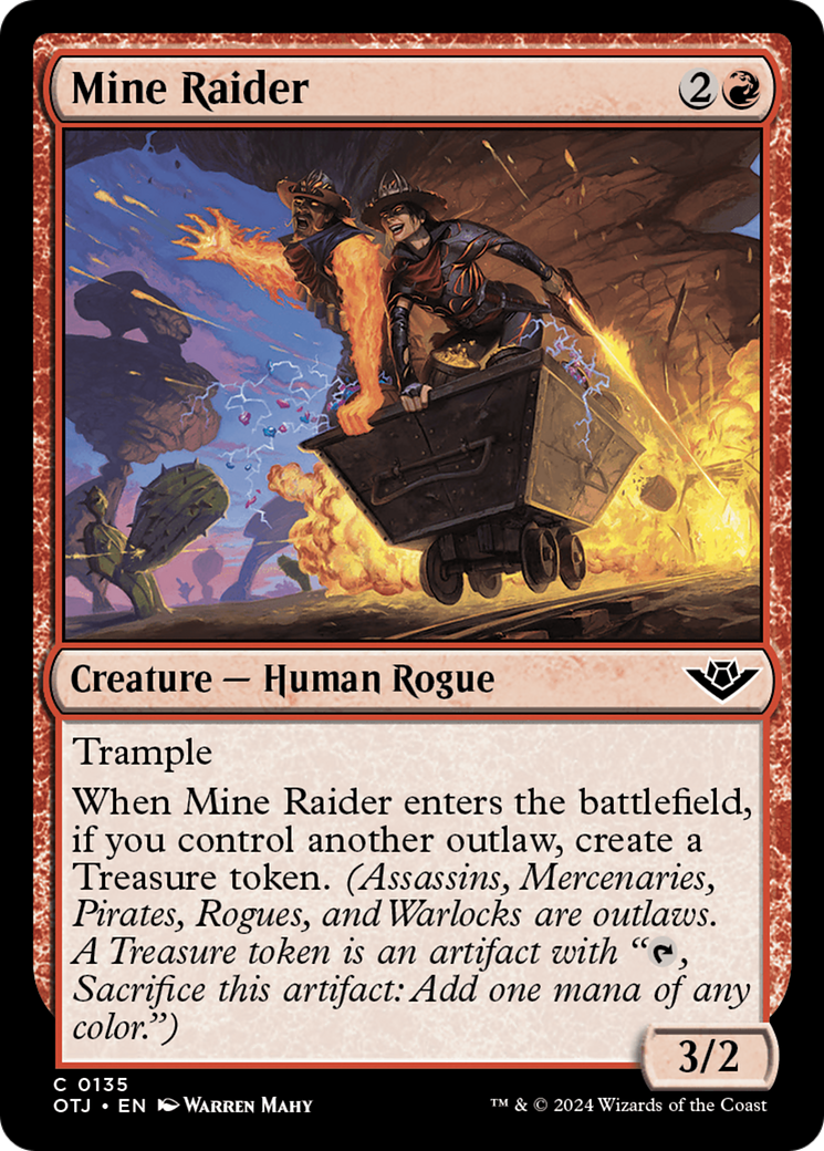 Mine Raider (OTJ-135) - Outlaws of Thunder Junction Foil | Grognard Games