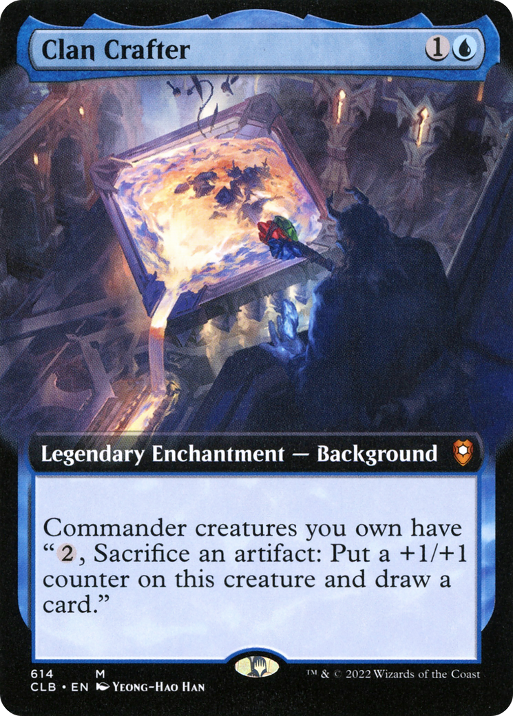 Clan Crafter (Extended Art) [Commander Legends: Battle for Baldur's Gate] | Grognard Games