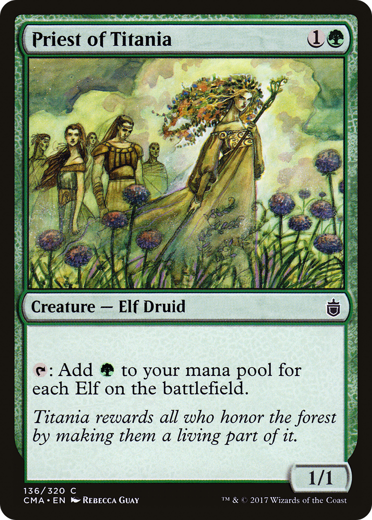 Priest of Titania [Commander Anthology] | Grognard Games