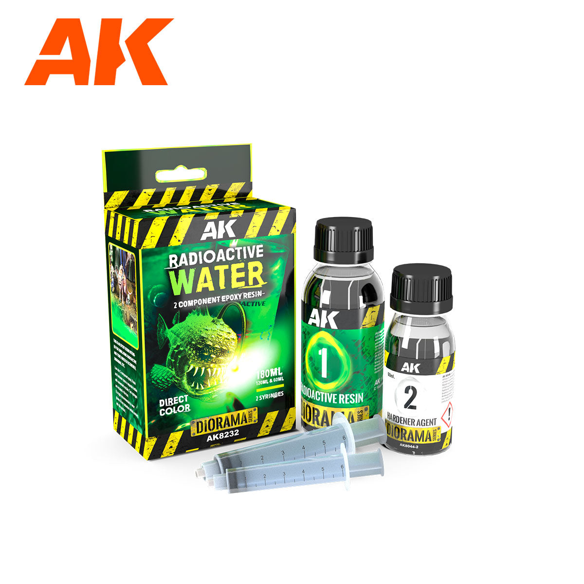 AK 8232 AK Interactive Resin Radioactive Water Components Epoxy Resin 180ml | Grognard Games