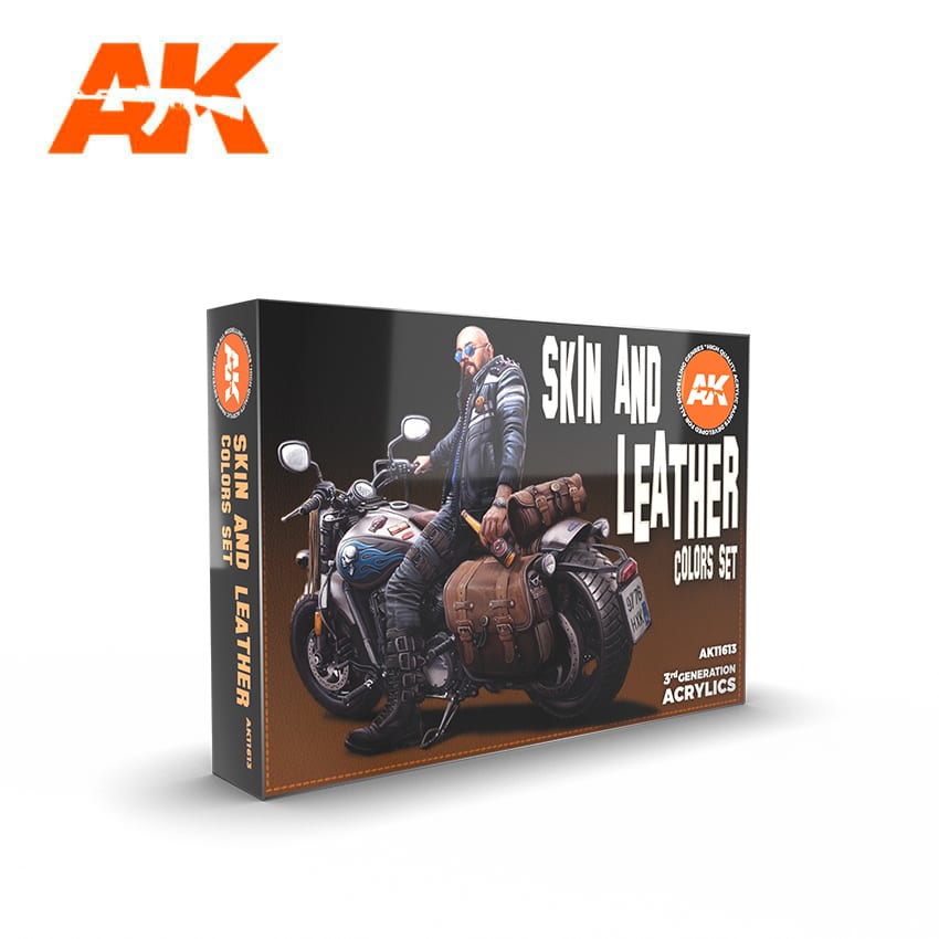 AK11613 AK Interactive 3G Skin and Leather Colors Set | Grognard Games