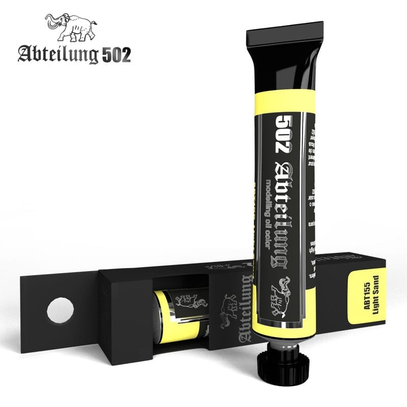 ABT 502 Oils AKABT155 Naples Yellow/Light Sand (Abteilung Tube) | Grognard Games
