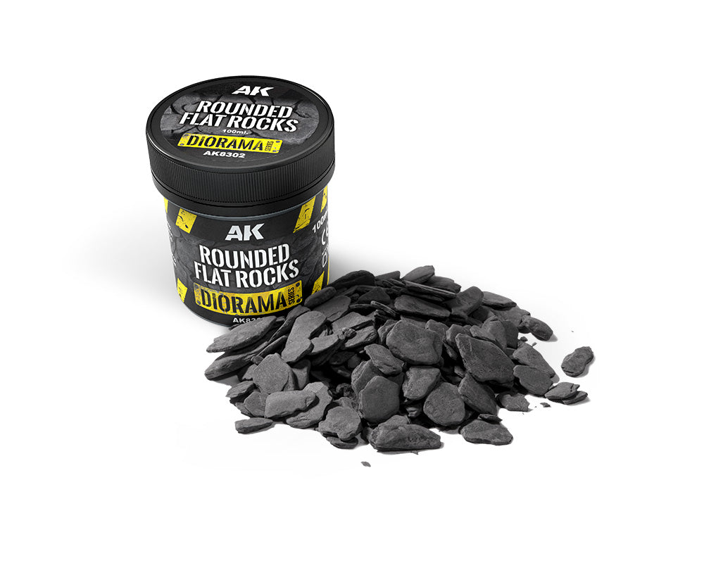 AK Interactive Rounded Flat Rocks 100ml | Grognard Games