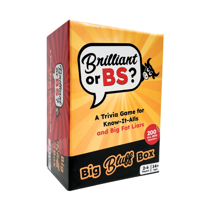 Brilliant or BS? Big Bluff Box Trivia Party Game | Grognard Games