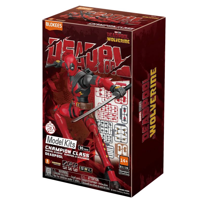 Blokees Marvel Deadpool & Wolverine Champion Class - Deadpool | Grognard Games