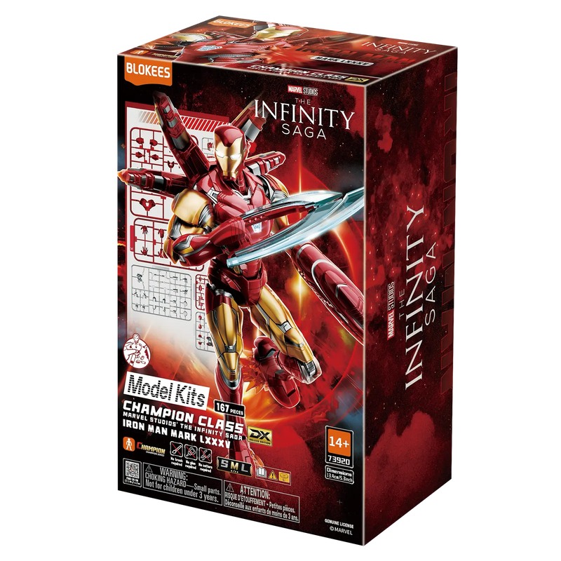 Blokees Marvel Infinity Saga Champion Class Iron Man MK85 DX | Grognard Games