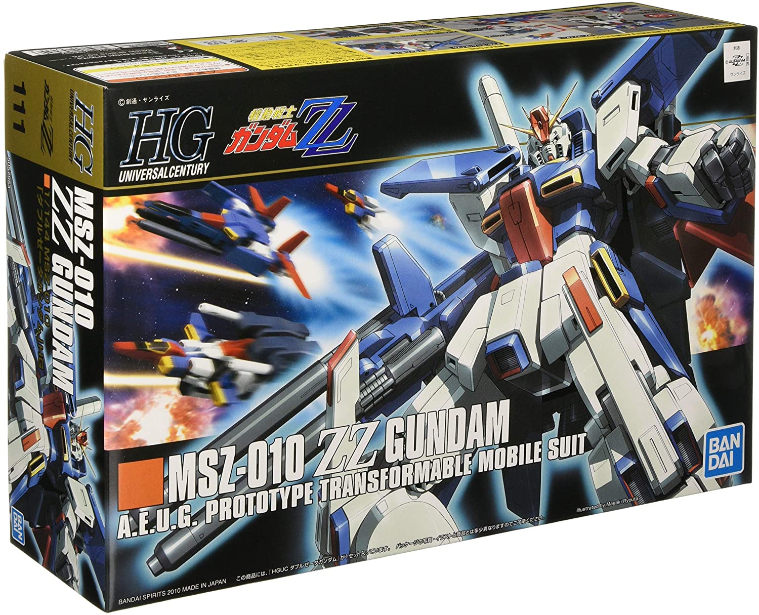 Gundam HGUC #111 1/144 MSZ-010 ZZ Gundam "Mobile Suit Gundam ZZ" | Grognard Games