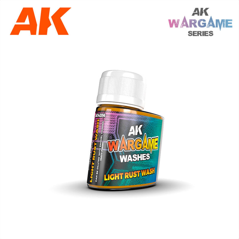 AK 14206 Interactive Wargame Washes Light Rust Wash 35ml | Grognard Games