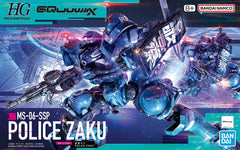 Bandai HG 1/144 Police Zaku "Mobile Suit Gundam GQuuuuuuX" | Grognard Games