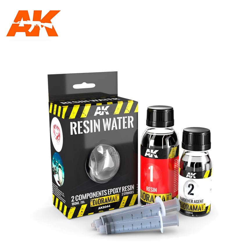 AK Interactive Resin Water 2-Components Epoxy Resin - 180ml | Grognard Games