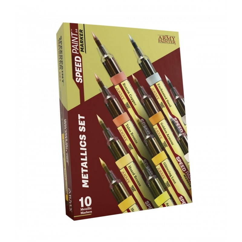 Army Painter Speedpaint Marker Metallics Set | Grognard Games
