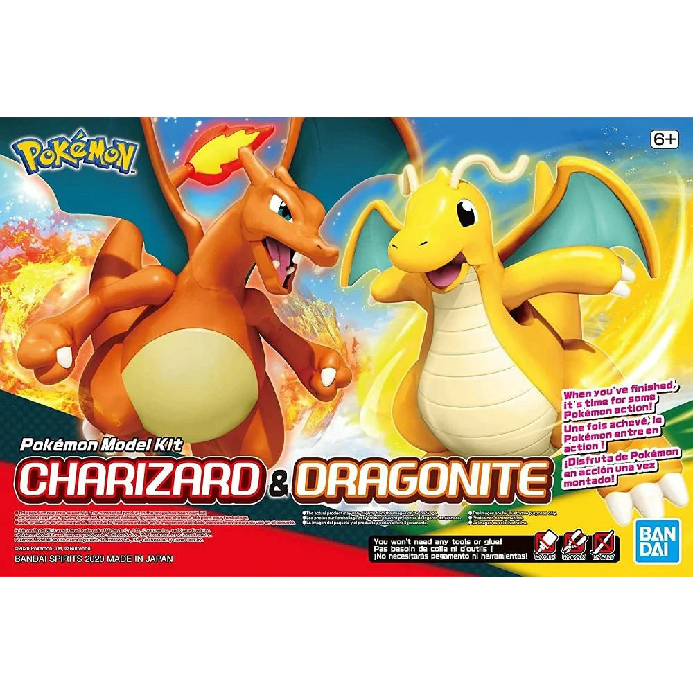 Bandai Charizard & Dragonite 'Pokemon', Bandai Spirits Pokemon Model Kit | Grognard Games
