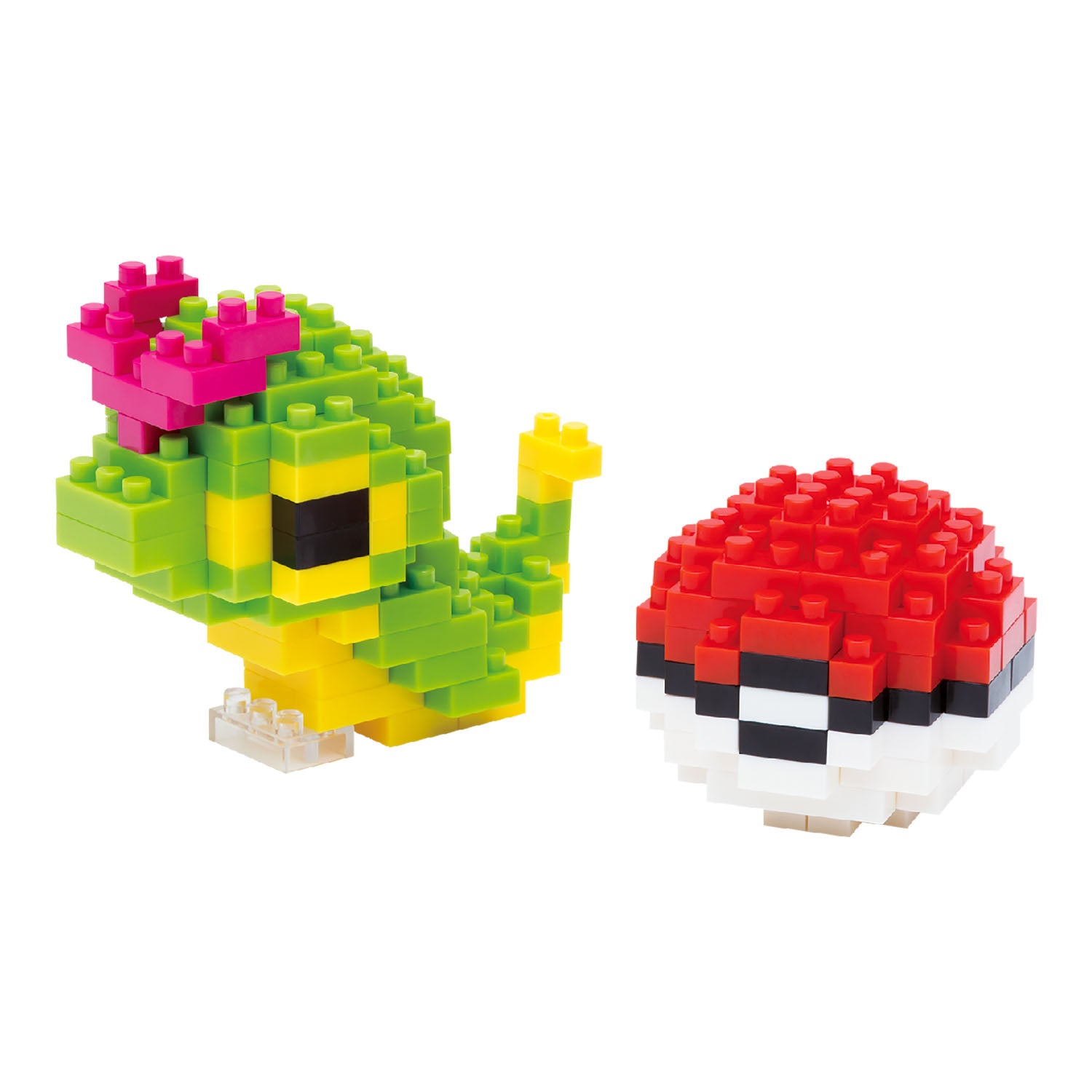 Nanoblock Pokemon Series  Caterpie & Poke Ball | Grognard Games
