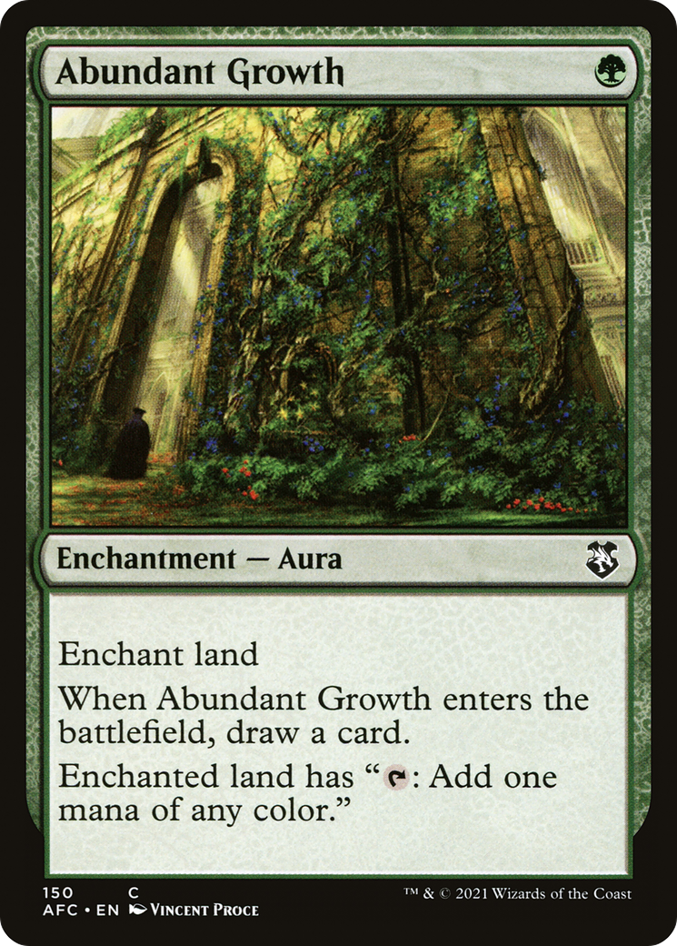 Abundant Growth [Dungeons & Dragons: Adventures in the Forgotten Realms Commander] | Grognard Games