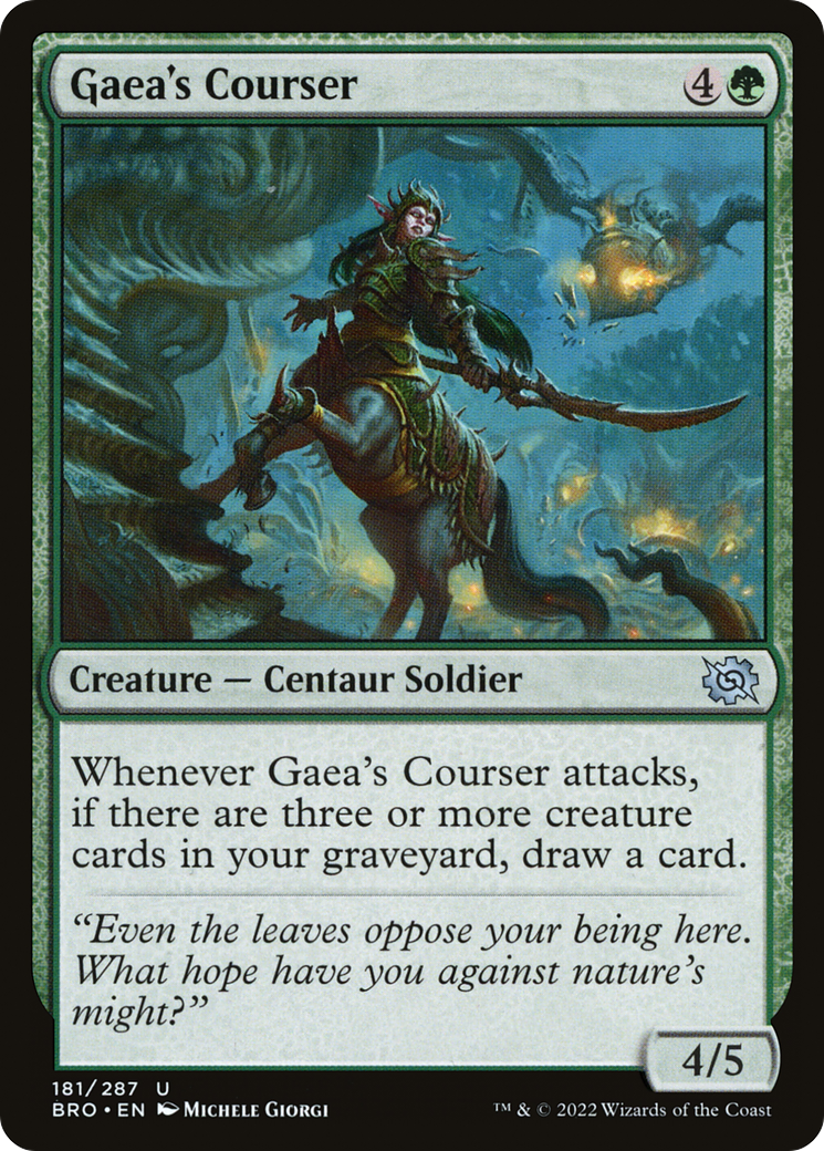 Gaea's Courser [The Brothers' War] | Grognard Games