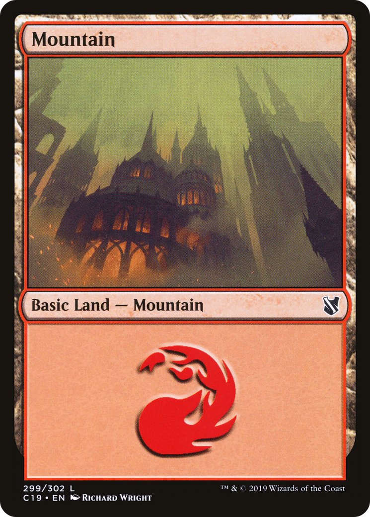Mountain (299) [Commander 2019] | Grognard Games