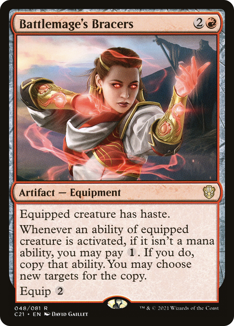 Battlemage's Bracers [Commander 2021] | Grognard Games