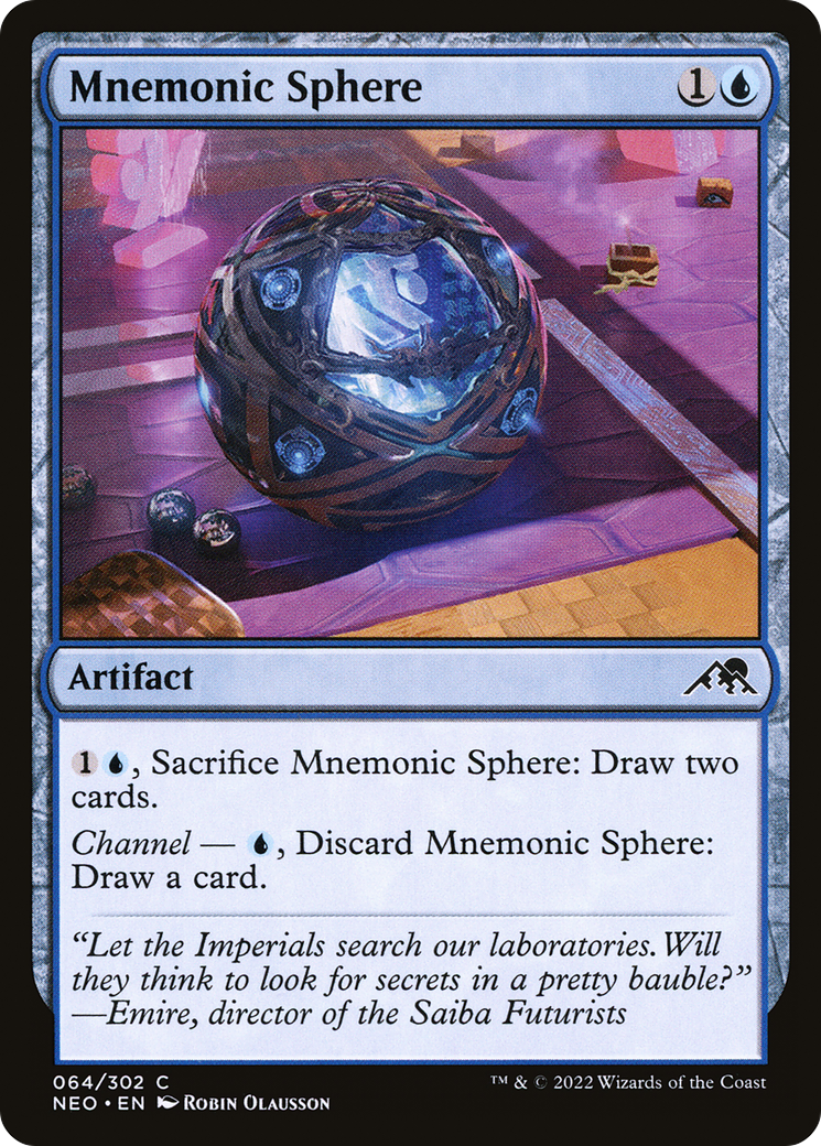Mnemonic Sphere [Kamigawa: Neon Dynasty] | Grognard Games