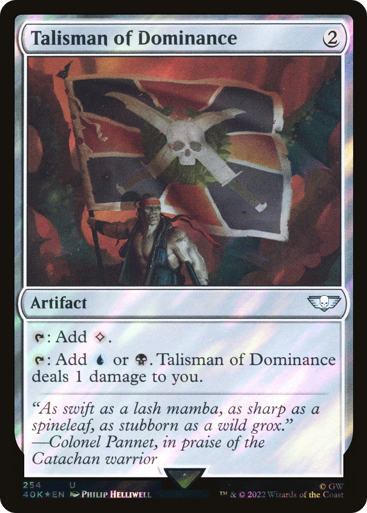 Talisman of Dominance (254) (Surge Foil) [Universes Beyond: Warhammer 40,000] | Grognard Games