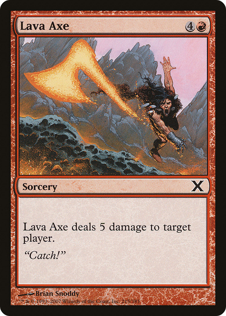 Lava Axe [Tenth Edition] | Grognard Games