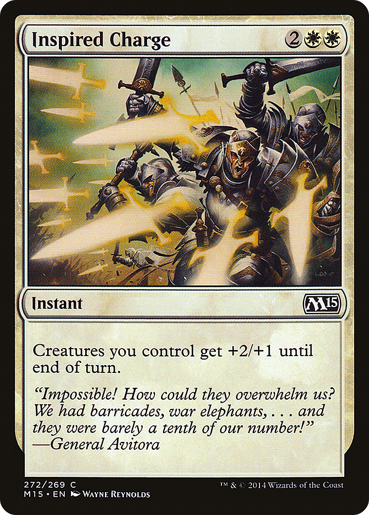Inspired Charge (M15-272) - Magic 2015 Foil | Grognard Games