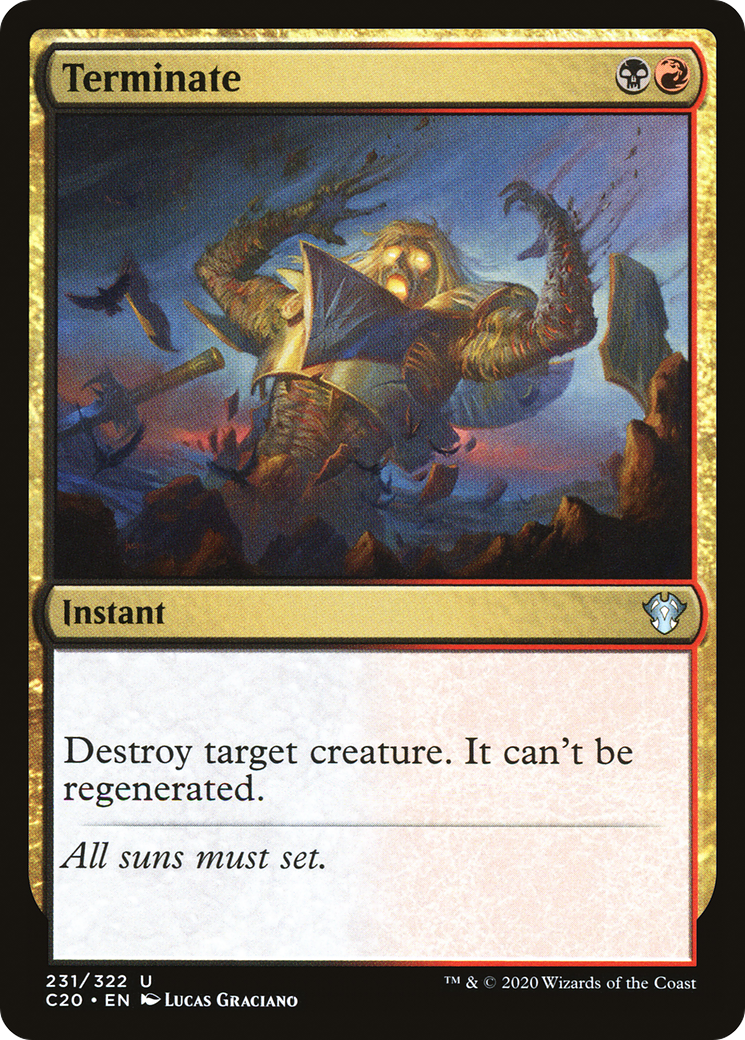 Terminate [Commander 2020] | Grognard Games