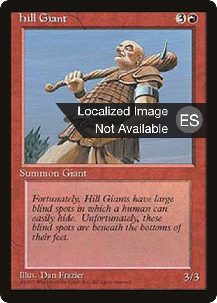 Hill Giant [Fourth Edition (Foreign Black Border)] | Grognard Games