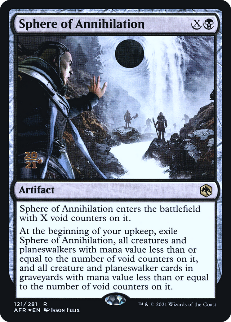 Sphere of Annihilation [Dungeons & Dragons: Adventures in the Forgotten Realms Prerelease Promos] | Grognard Games