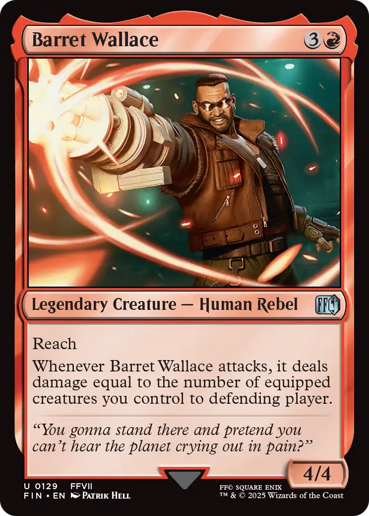 Barret Wallace (FIN-129) - FINAL FANTASY Foil | Grognard Games