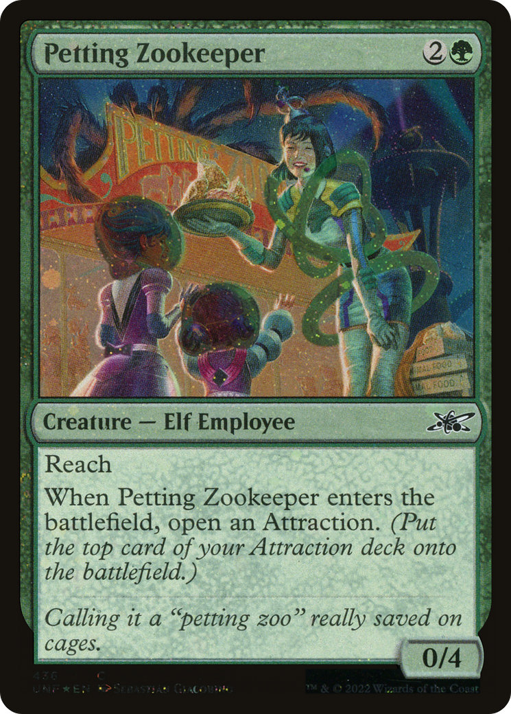 Petting Zookeeper (Galaxy Foil) [Unfinity] | Grognard Games