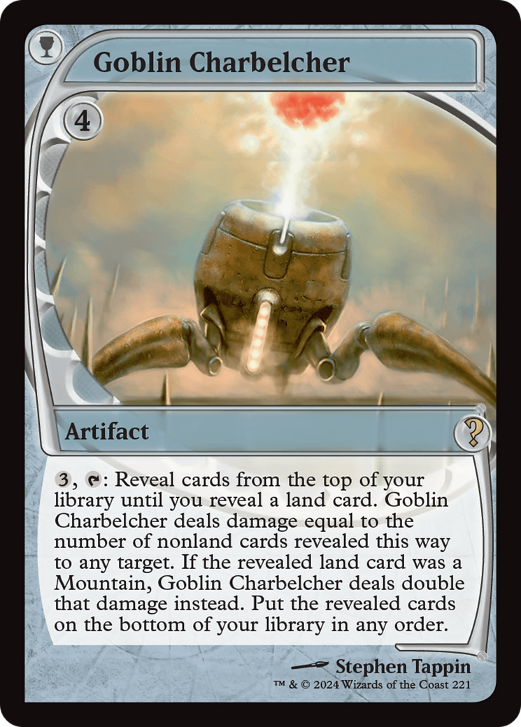 Goblin Charbelcher (Future Sight) [Mystery Booster 2] | Grognard Games