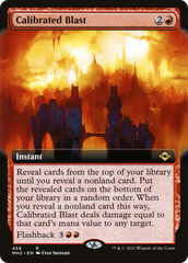 Calibrated Blast (Extended Art) [Modern Horizons 2] | Grognard Games