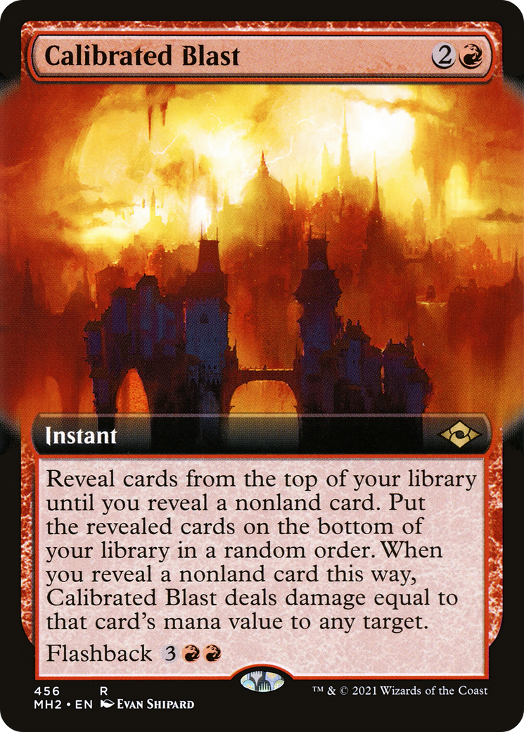 Calibrated Blast (Extended Art) [Modern Horizons 2] | Grognard Games