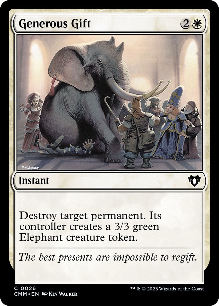 Generous Gift [Commander Masters] | Grognard Games