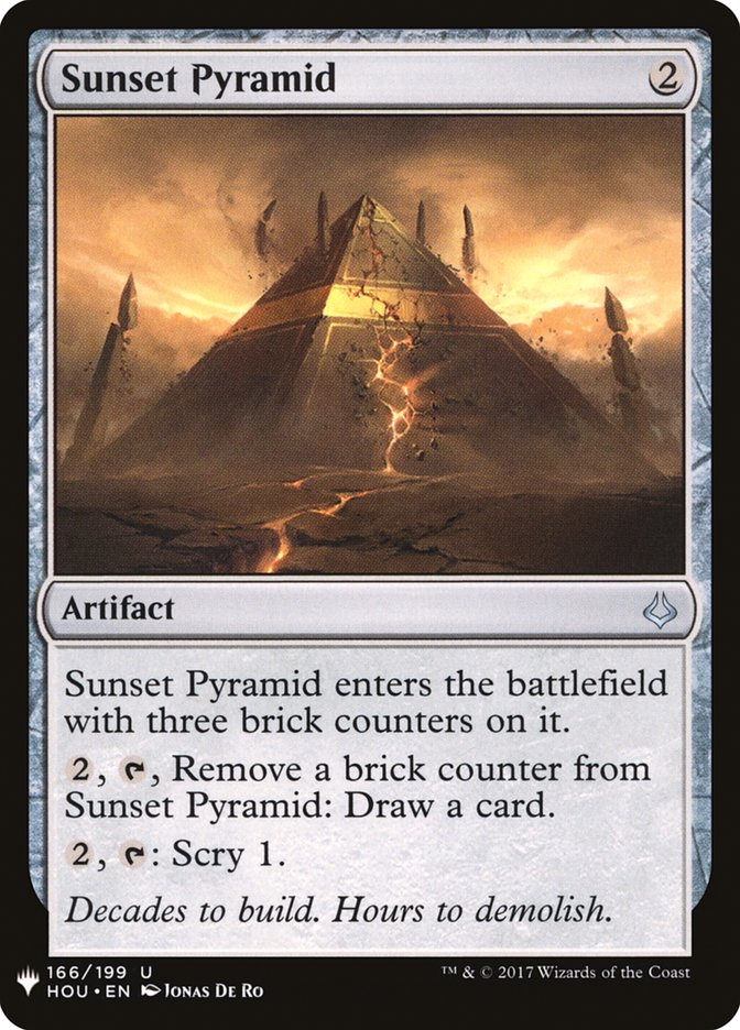 Sunset Pyramid [Mystery Booster] | Grognard Games